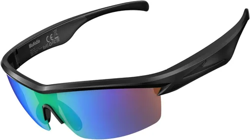 Vista 12 de Gafas Bluetooth impermeables para ciclismo, correr, color negro