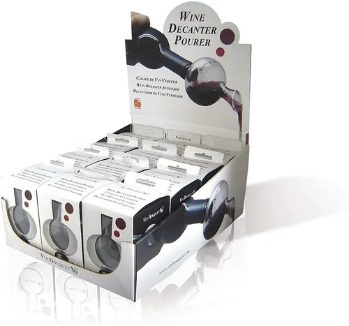 Vista 5 de Vin Bouquet FIA 022 Minidecanter para botellas, 4.5 x 2.9 x 2.9 in