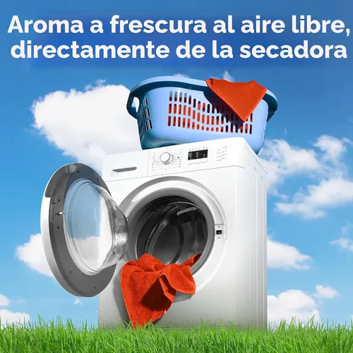 Vista 4 de Bounce - Hojas suavizantes de ropa con aroma fresco al aire libre, 240