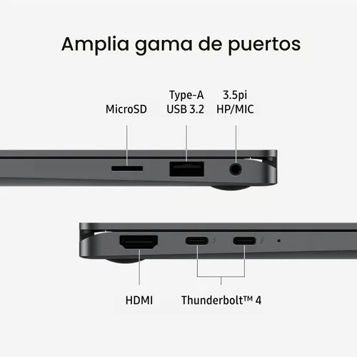 Vista 8 de Samsung PC Galaxy Book5 360 Copilot+ de 15.6 pulgadas, portátil empresarial Laptop empresarial AI con copilot, Windows 11 Pro, pantalla táctil FHD