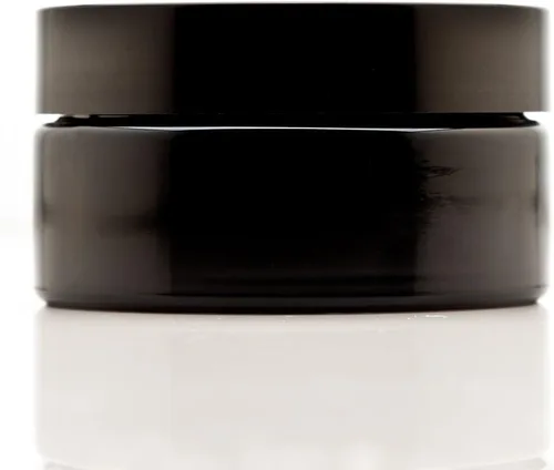 Vista 17 de Infinity Jars Tarro con tapa de rosca de 3.4 fl oz (3.3 fl oz), color negro, ultravioleta, recargable, estilo cosmético, botella de viaje, tarro