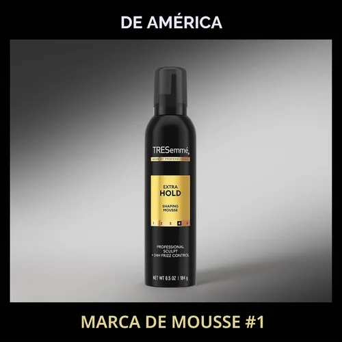 Vista 7 de TRESemmé Mousse moldeador, extra Hold 6-Pack – Mousse para el cabello sin alcohol que no se seca para esculpir, control de encrespamiento 24 horas
