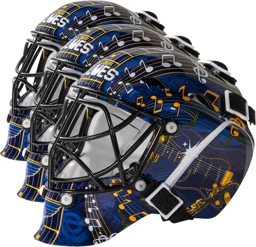 Vista 48 de Franklin Sports mini máscara para portero con logo de la NHL