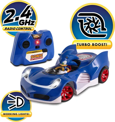 Vista 3 de NKOK RC Sonic SSAS R2 - Coche con luces, azul (614)