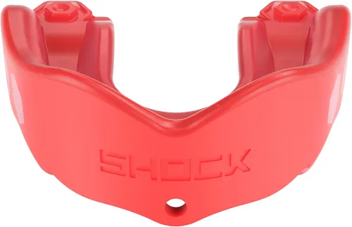 Vista 32 de Shock Doctor Gel Max - Protector bucal, protección resistente y ajuste personalizado, juvenil, frambuesa azul