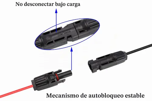 Vista 5 de Adaptador solar macho y hembra a DC 0.217 in x 0.083 in Cable de extensión de energía solar macho para panel solar y conector de generador portátil