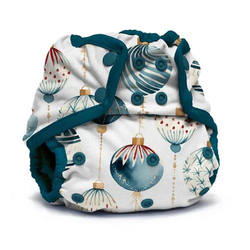 Vista 11 de Kanga Care Rumparooz - Funda de tela reutilizable con refuerzo de doble pierna, tamaño único, Aplix Quinn de 6 a 35 libras