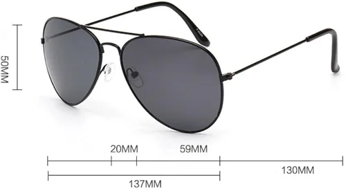 Vista 5 de Stoota - Gafas de sol unisex con marco de gran tamaño, para mujeres, hombres y mujeres