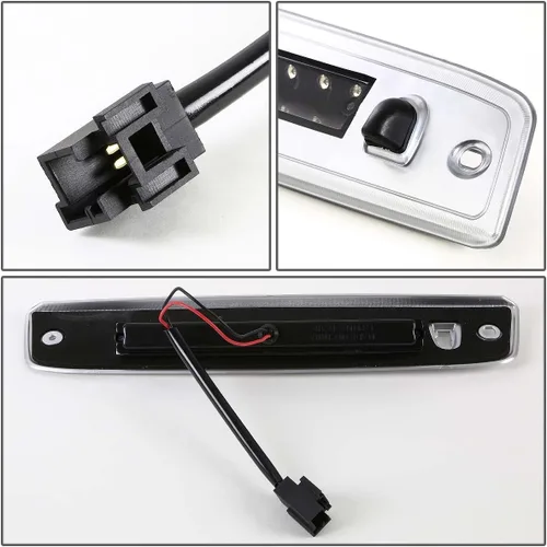 Vista 4 de ADN Motoring tercera luz de freno, Negro