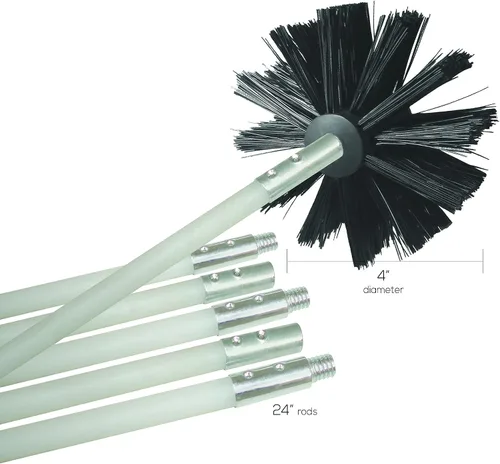 Vista 3 de Kit de limpieza de conducto secador de Deflecto se extiende hasta 12 pies