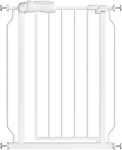 Vista 15 de Fairy Baby Extensiones de 4.72 pulgadas para caminar a través de la puerta del bebé, cierre automático, color blanco