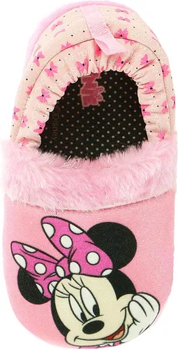 Vista 3 de Minnie Mouse - Pantuflas de felpa para niña pequeña