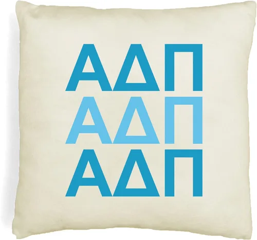 Vista 27 de sockprints Alpha Chi Omega - Funda de almohada con letras griegas de 18 x 18 pulgadas, fundas de almohada para hermandad de hermandad, almohada