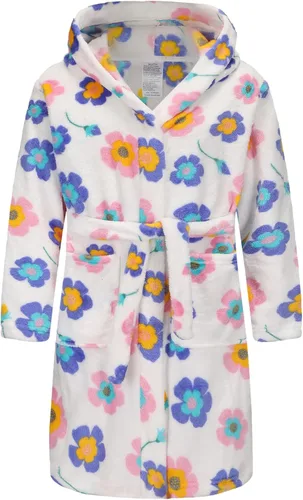 Vista 120 de E.W Apparel Bata de baño de forro polar con capucha para niños, bata suave y mullida para niños pequeños