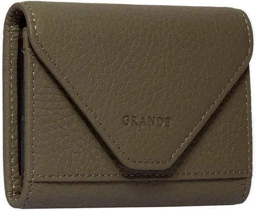 Vista 56 de grande Estuches para tarjetas 3639, Naranja, Tarjetero de cuero con cierre magnético, cartera pequeña de acordeón para mujer
