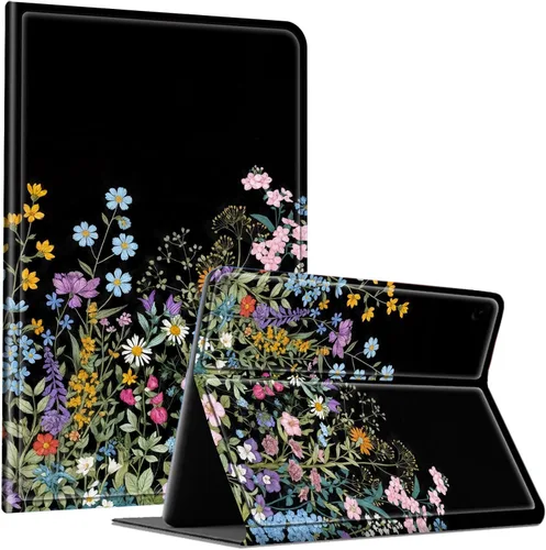 Vista 31 de Slim Case for Samsung Galaxy Tab S10 Lite / S10 FE / S9 FE 10.9" & Galaxy Tab S9 11", Multi-Angle Stand PU Leather Smart Folio Cover with Soft TPU