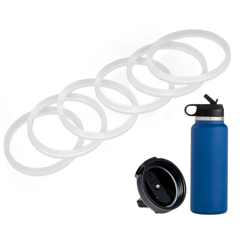Vista 8 de Greant 6 piezas de juntas tóricas de repuesto para tapa Hydroflask, sello de goma para tapas de café de boca ancha Hydro Flask, junta de tapa