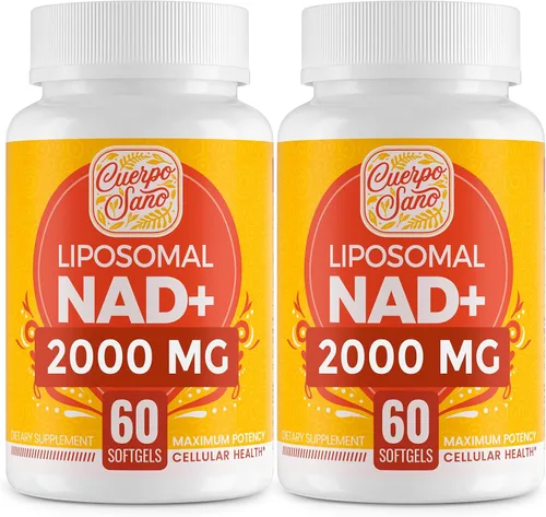 Vista 9 de Suplemento NAD de 2000 MG, NAD+ liposomal con alta absorción, más eficiente que la ribósido de nicotinamida, suplemento de refuerzo puro y Plus