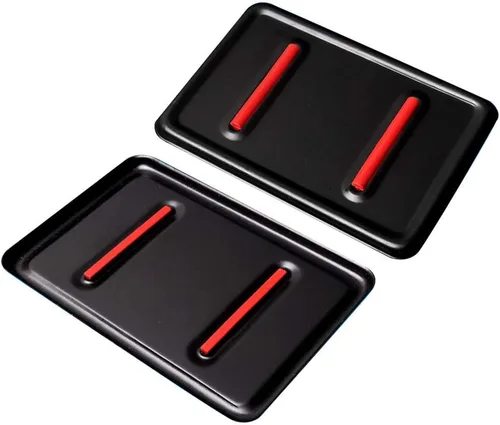 Vista 4 de Bandeja protectora para plancha – Resistente al calor para tabla de planchar, paquete de 2