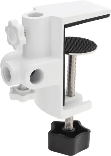 Vista 9 de RTNLIT Abrazadera de Lámpara de Escritorio, Abrazadera de Montaje de Mesa de Metal de 4 Agujeros de 1/2 Pulgadas, Abrazadera C Universal para Luz