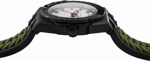 Vista 3 de Versace Chain Reaction Quartz Silver Dial Reloj de los hombres VEDY00419