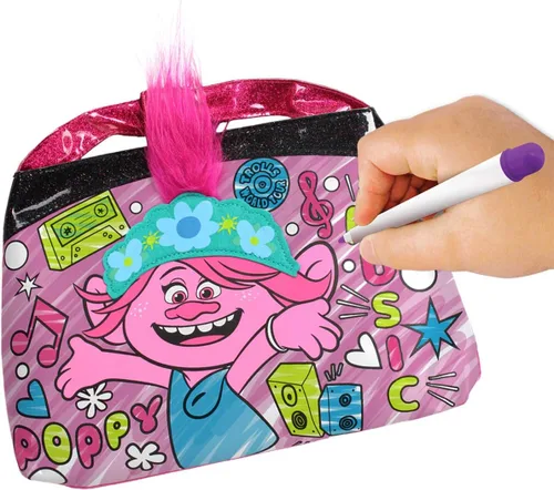 Vista 4 de Tara Toys - Bolso para colorear de Trolls