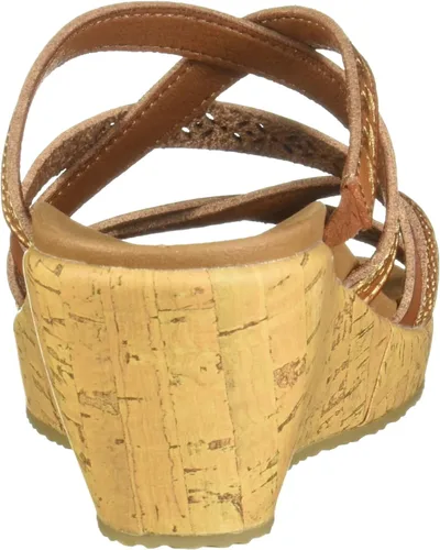 Vista 3 de Skechers Women's Beverlee-Tiger Posse Wedge Sandal