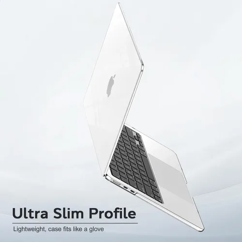 Vista 4 de B BELK Funda compatible con MacBook Pro de 16 pulgadas 2020 2019 versión A2141, carcasa rígida de plástico transparente para computadora portátil