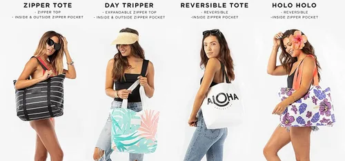 Vista 9 de ALOHA Collection Totes, Monstera en algas