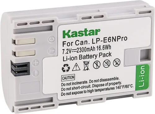 Vista 3 de Kastar Paquete de 1 batería compatible con Canon LP-E6 LP-E6N Canon EOS 5DS, EOS 5DS R, EOS 5D Mark II, EOS 5D Mark III, EOS 5D Mark IV, EOS 6D, EOS