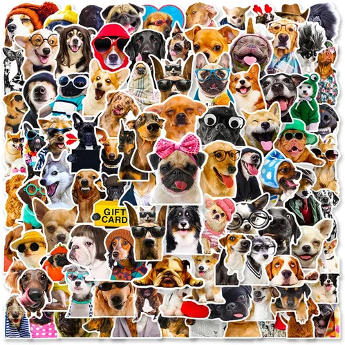 Vista 54 de Calcomanías de animales lindos para niños, 100 piezas de calcomanías de animales de zoológico para botella de agua, calcomanías de granja