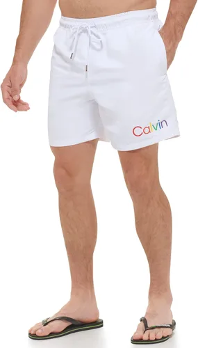 Vista 2 de Calvin Klein Traje de baño estándar de secado rápido con protección UV para hombre