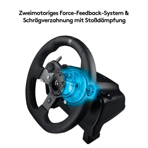Vista 3 de Logitech Driving Force G920 Steering Wheel and Pedals 941-000123 Steering Wheel and Pedals fPC and Xbox One