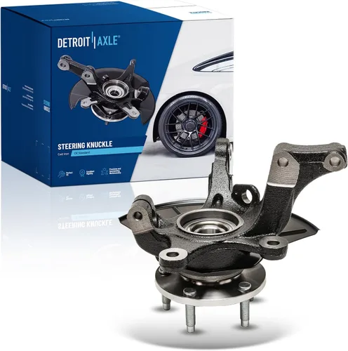 Vista 23 de Detroit Axle - Kit de nudillos traseros izquierdo FWD para Hyundai Santa Fe 2007-2009 Veracruz 2007-2012, reemplazo del conjunto de cojinete