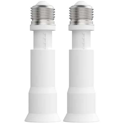 Vista 8 de JACKYLED Extensor de enchufe de luz E26 extensible de 4 niveles, extensión de 3.1-4.3 pulgadas/8-11cm, convertidor de enchufe adaptador E26/E27