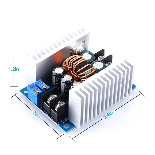 Vista 6 de Módulo de fuente de alimentación 20A DC-DC 6V-40V a 1.2V-35V Convertidor reductor reductor ajustable Adaptador CVCC Voltaje constante Convertidor