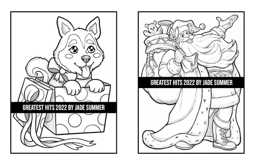 Vista 4 de Greatest Hits An Adult Coloring Book with the 100 Best Pages from the Jade Summer Collection