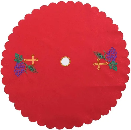 Vista 12 de BLESSUME Tela de altar Cáliz Pall Velo de cáliz