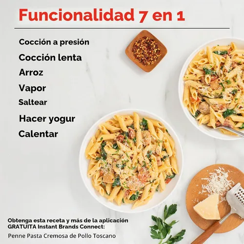 Vista 4 de Instant Pot Duo - Olla eléctrica a presión de 8 cuartos de galón + olla interior de acero inoxidable