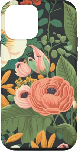 Vista 12 de Funda para iPhone 15 con diseño floral y flores coloridas