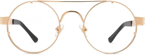 Vista 2 de SCVGVER Gafas de sol redondas steampunk estilo retro hippie para mujeres y hombres