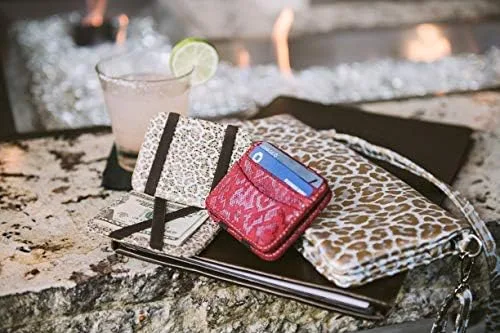 Vista 3 de CoFi Magic Wallet - Cuero auténtico de grano completo hecho a mano - Más de 12 patrones únicos, Negro -, Moderno