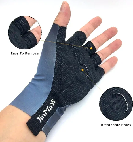 Vista 4 de JinMaYi - Guantes de ciclismo para bicicleta guantes de bicicleta de montaña antideslizantes amortiguadores acolchados transpirables guantes