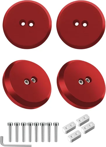 Vista 9 de Samman Corvette Jack Pucks - Adaptador de aluminio compatible con Chevrolet Corvette C5 C6 C7 C8, almohadillas de elevación sin enjuague compatibles