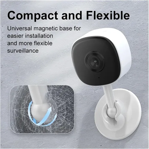 Vista 3 de 1080P WiFi Indoor Smart Home Security Camera, Human Motion Detection Auto Tracking Night Vision Audio Recording Cam EU