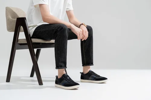 Vista 8 de Jousen Zapatos deportivos casuales para hombre, transpirables, a la moda, ligeros, casuales, para hombre