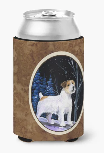 Vista 77 de Caroline's Treasures SS8447CC Starry Night English Bulldog - Enfriador para latas o botellas, lavable, funda plegable con aislamiento para bebidas