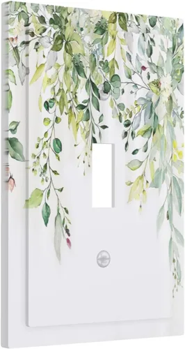 Vista 124 de Cubiertas de Placas de Pared Dúplex Individual con Sol Minimalista Moderno de Palabras Inspiradoras Abstractas Boho, Cubierta de Interruptor de Luz