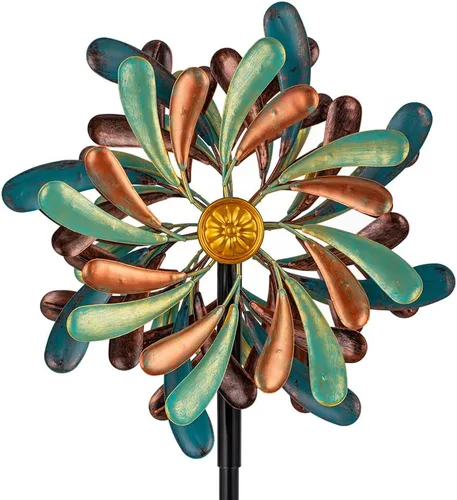 Vista 12 de Stargarden Molinillos de Viento de Metal Grandes para Exteriores, Arte de Metal para Patio, Esculturas de Viento y Molinillos para Decoraciones