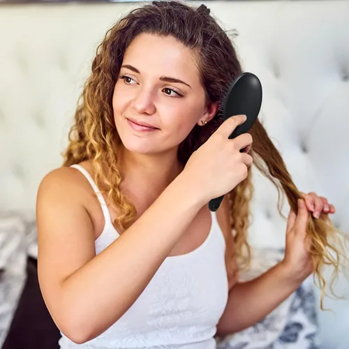 Vista 3 de Juego de 6 peines desenredantes para mujeres y hombres, para cabello liso, rizado y todo tipo de cabello